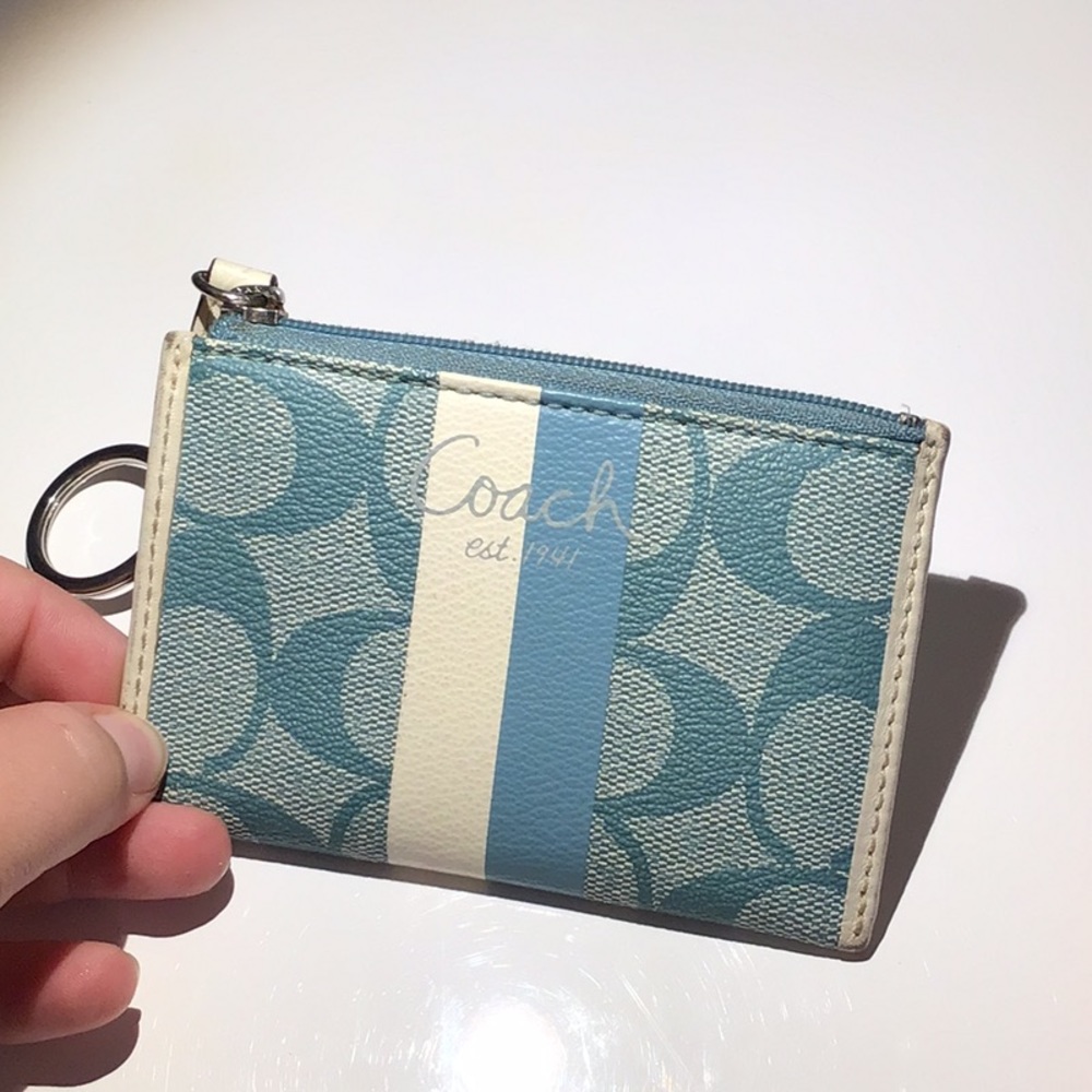 Coach Key Ring coin card Wallet
